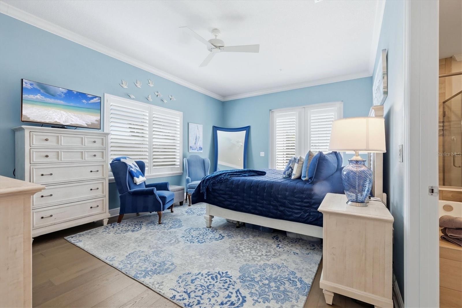 Primary bedroom.