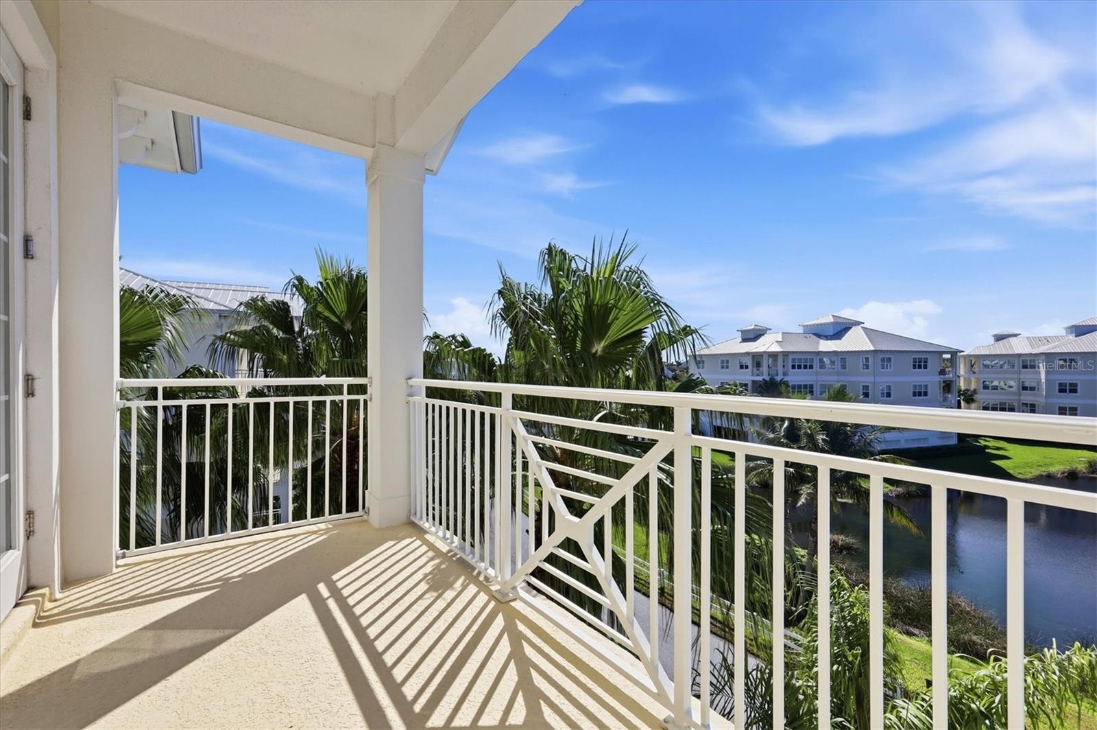 Balcony off the primary suite