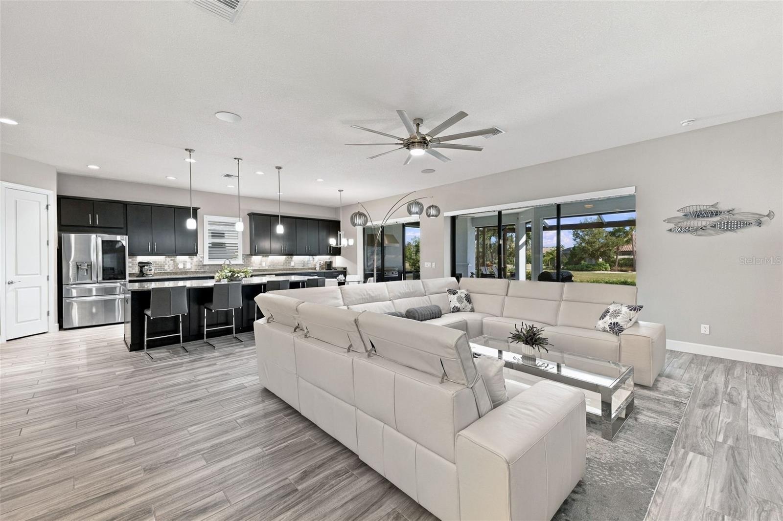 Living Room and Kitchen