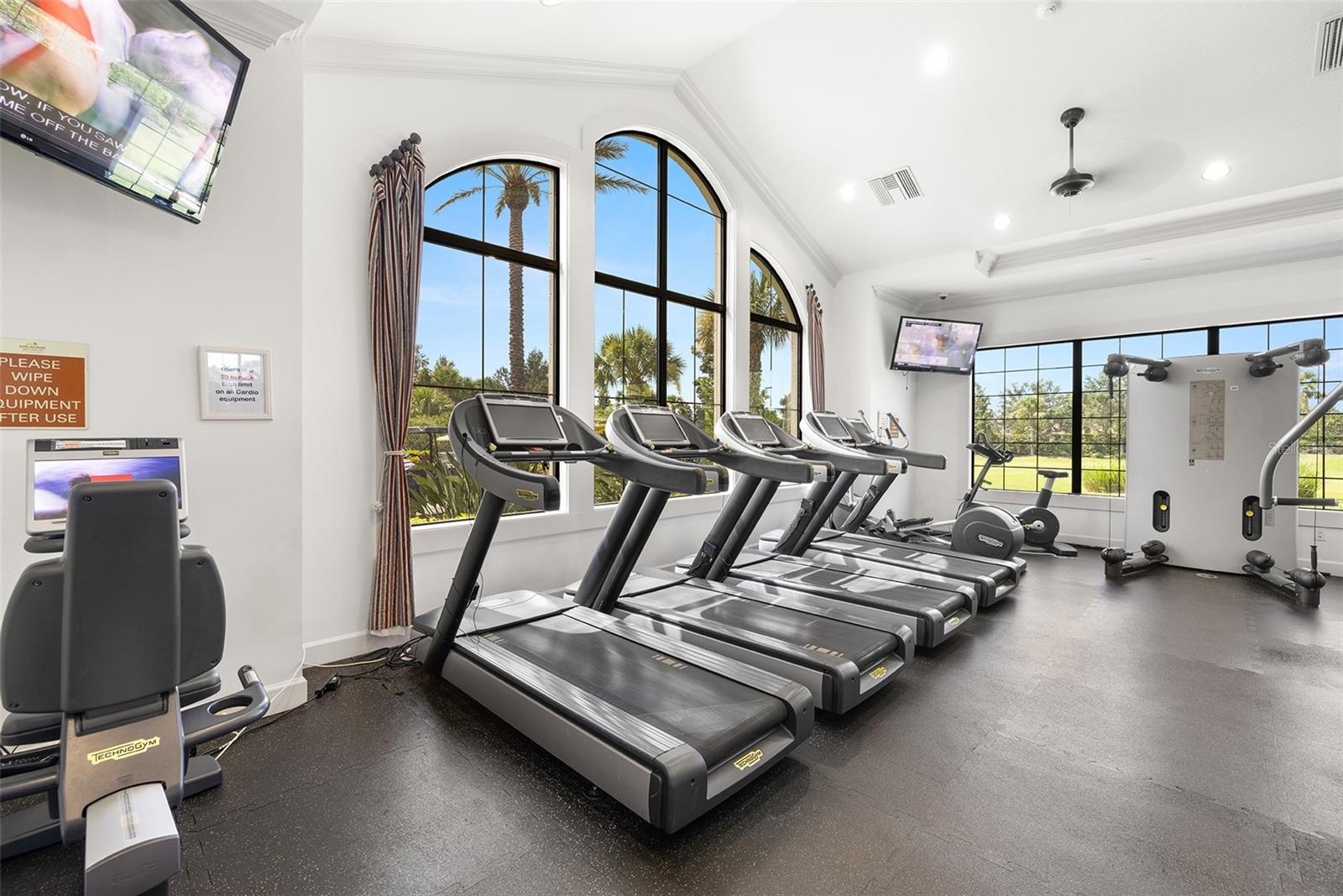 Amenity Center workout room