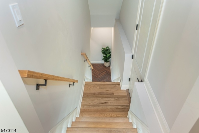 Basement Stairs with Lighting