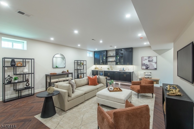 Family Room with Bar