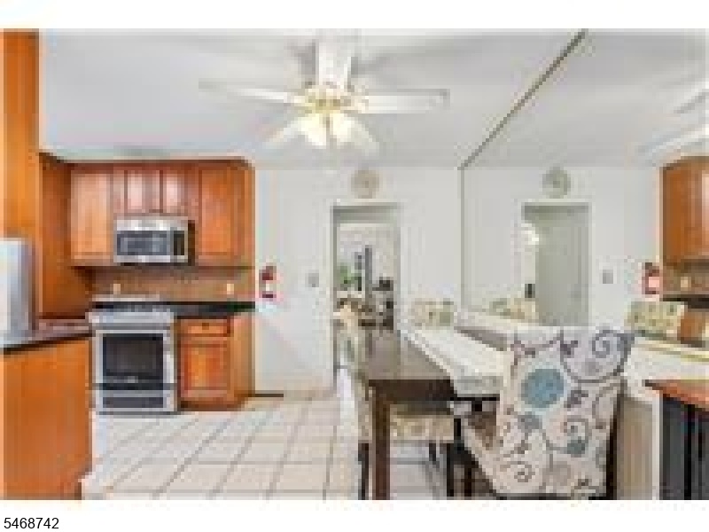 kitchen to dining area