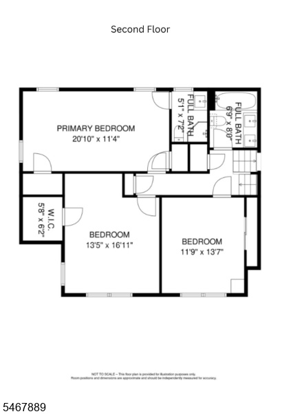 Floor Plan - Second Floor