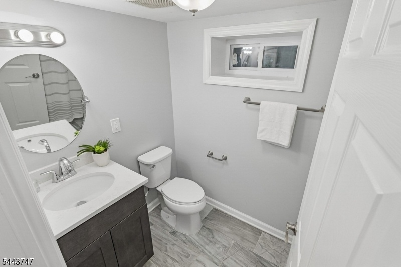Full Bath in Basement