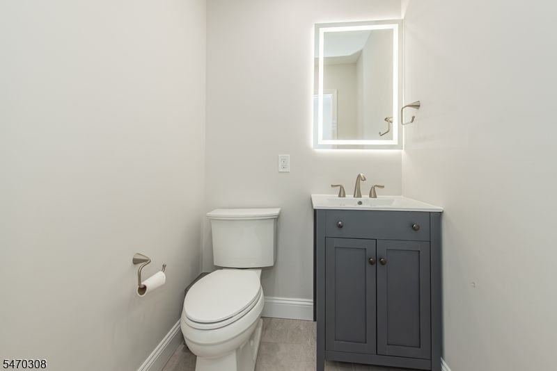 Newer powder room