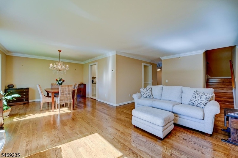 living room - dining room