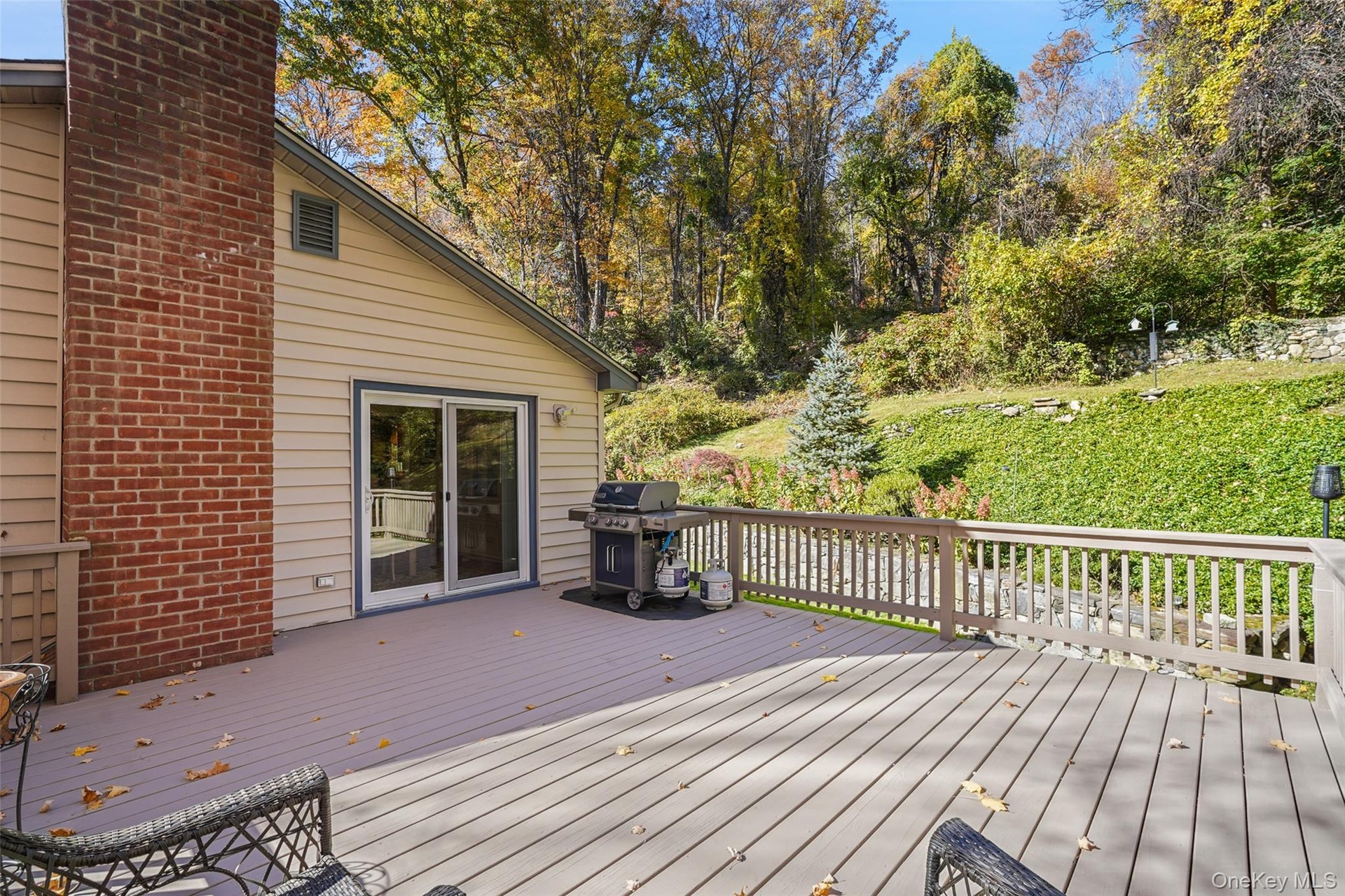 Expansive Deck Of Slider From Dining Room