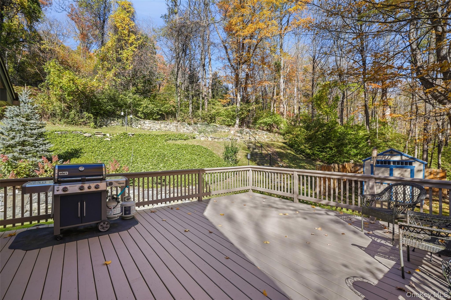Expansive Deck Of Slider From Dining Room