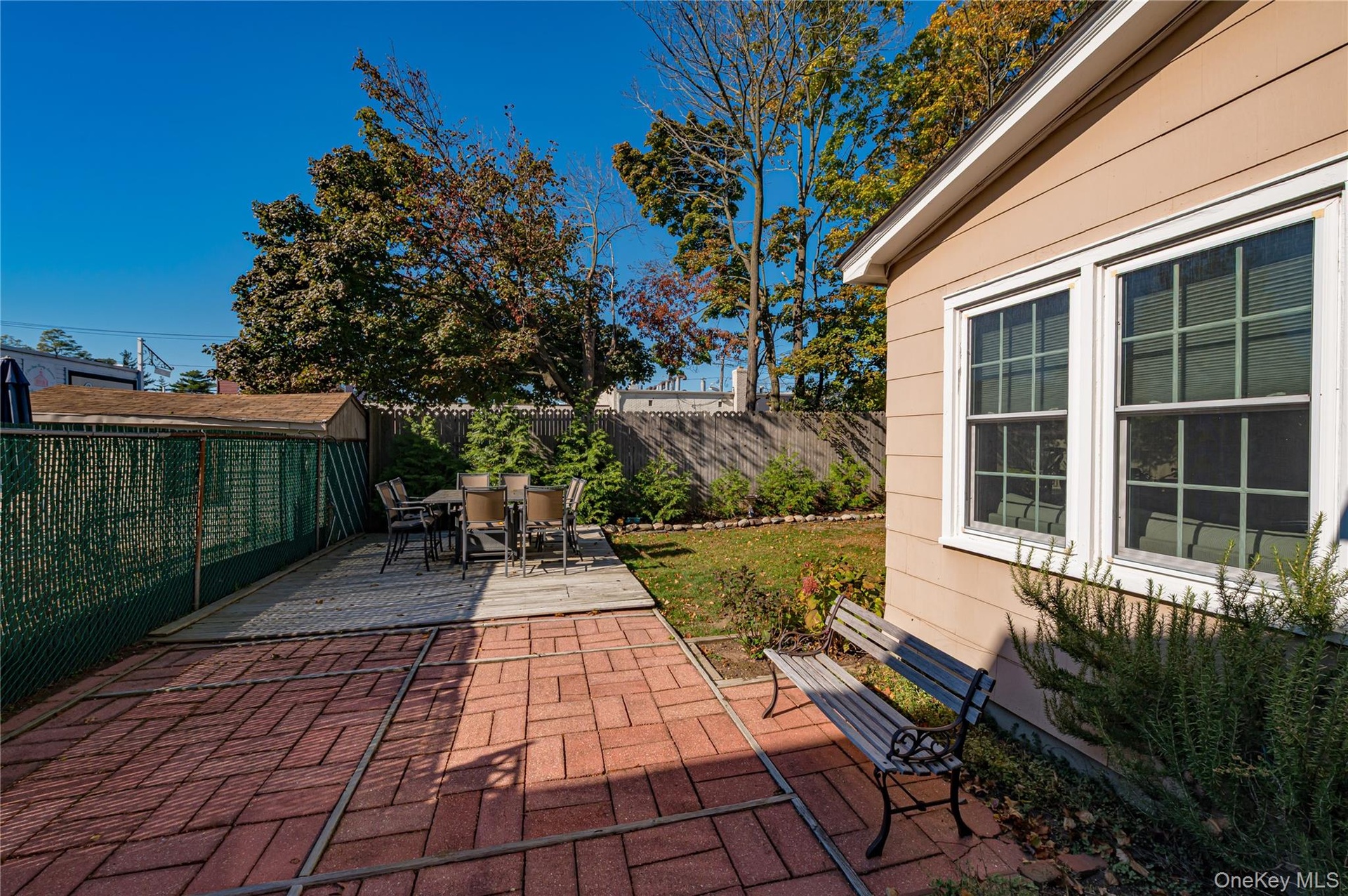 Backyard deck