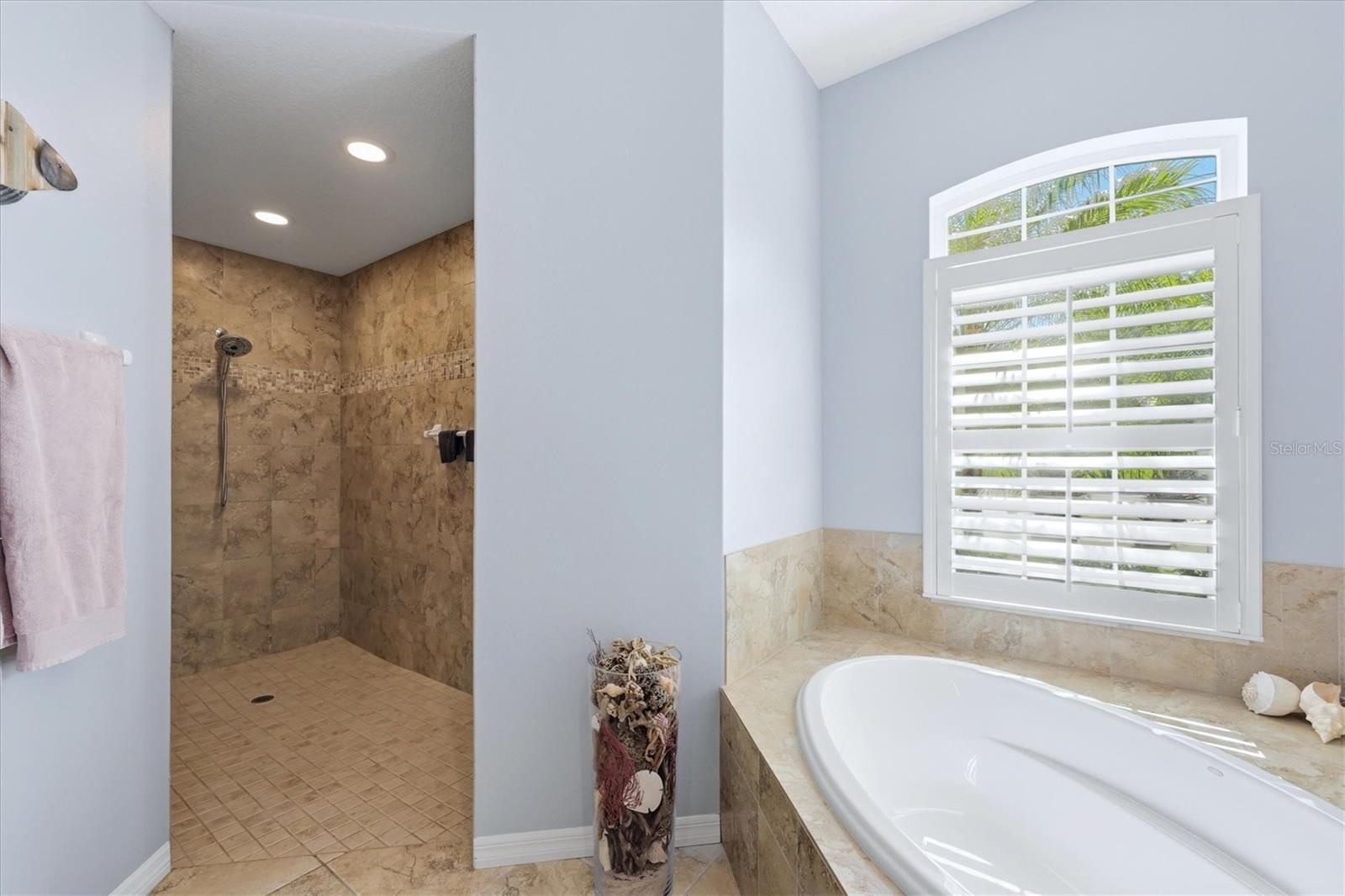 Walk-in Shower & Soaking Tub