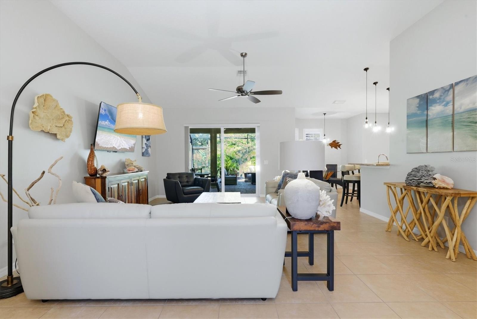 Living Room-Kitchen-Dining Area