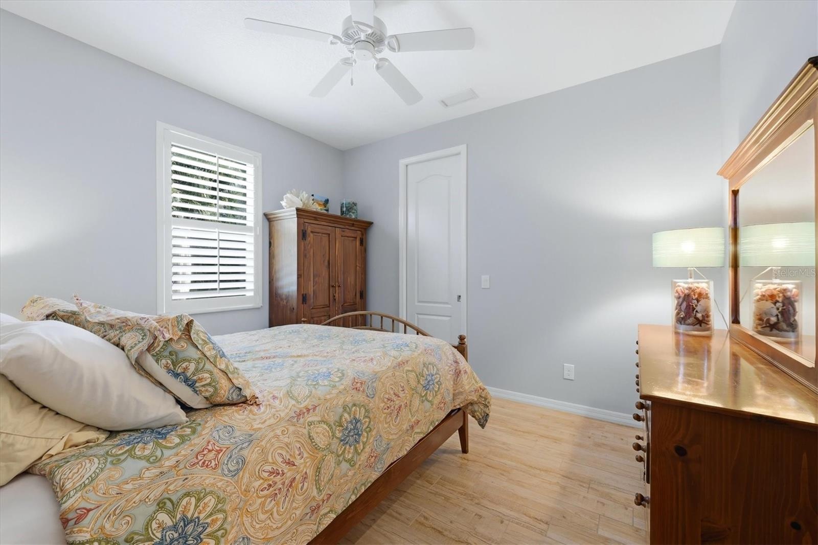 Bedroom #2 has a walk-in closet
