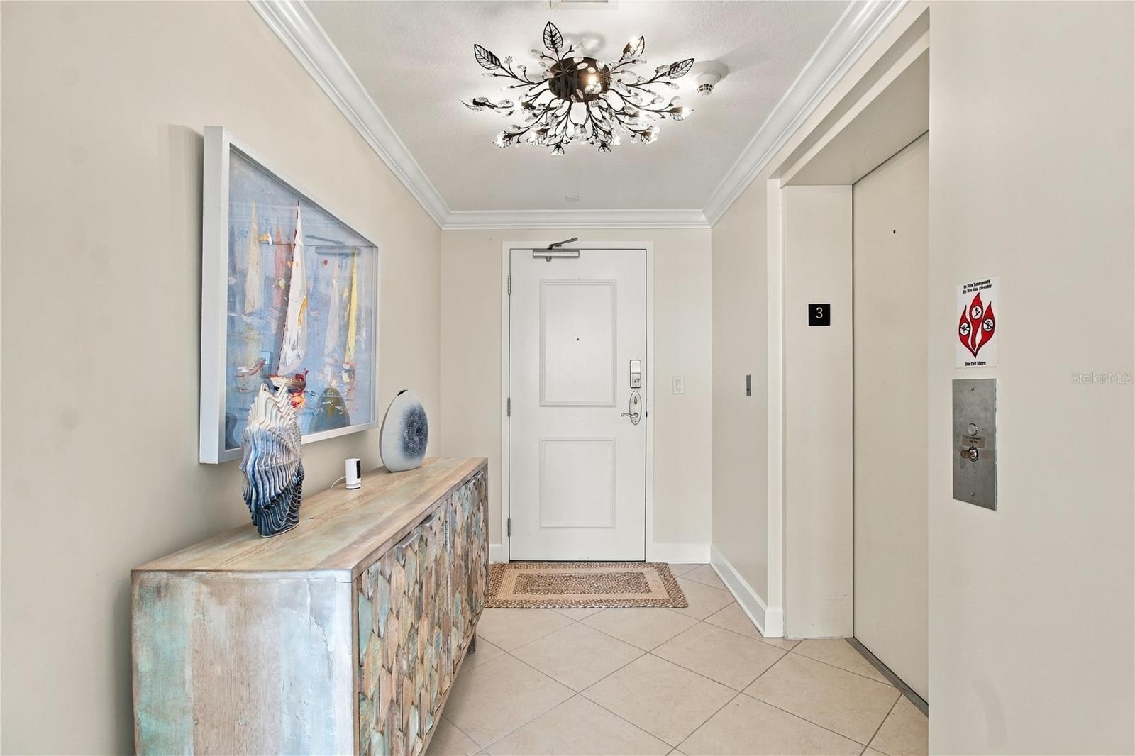 Private Elevator & Foyer