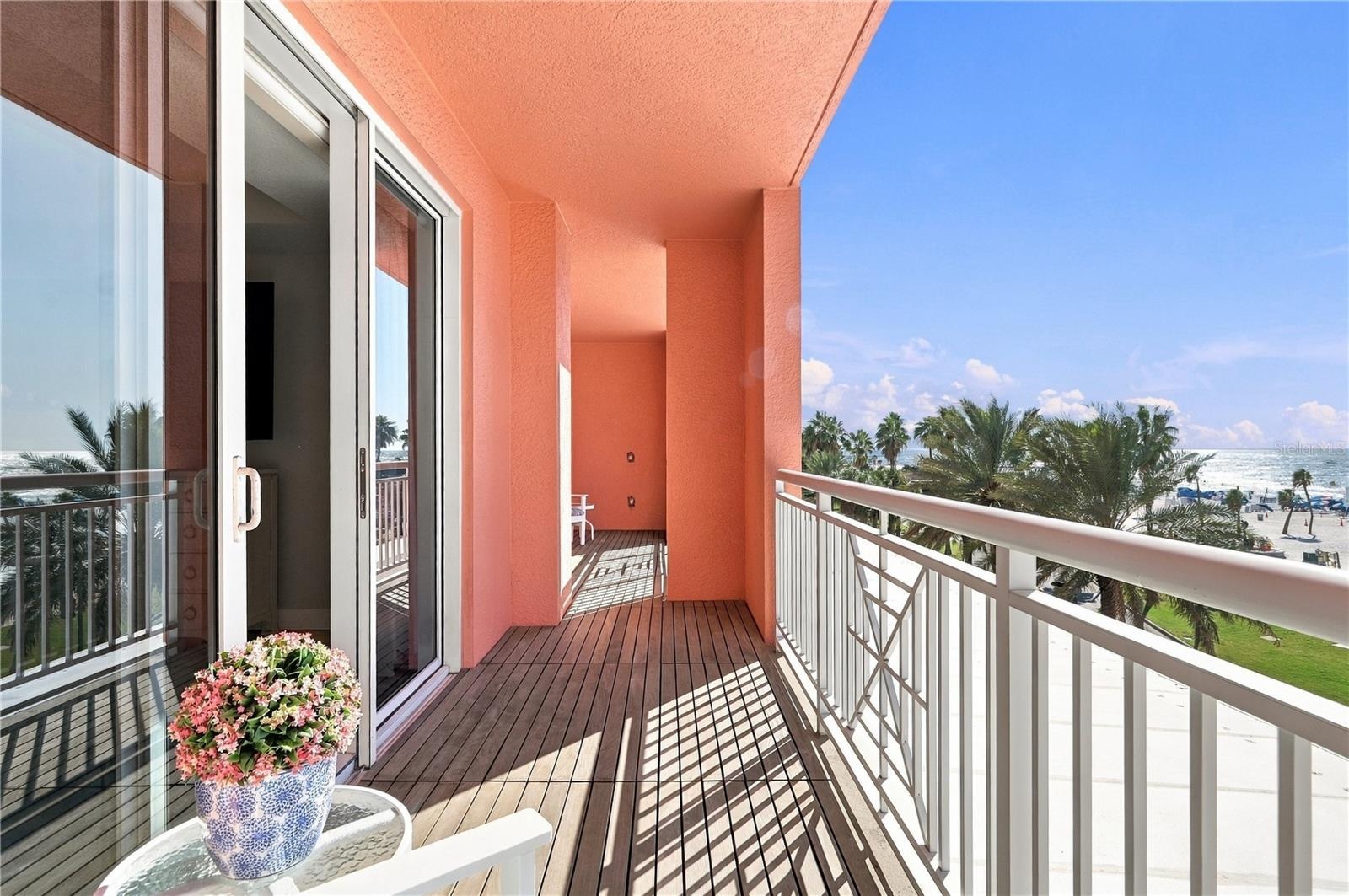 Primary bedroom balcony