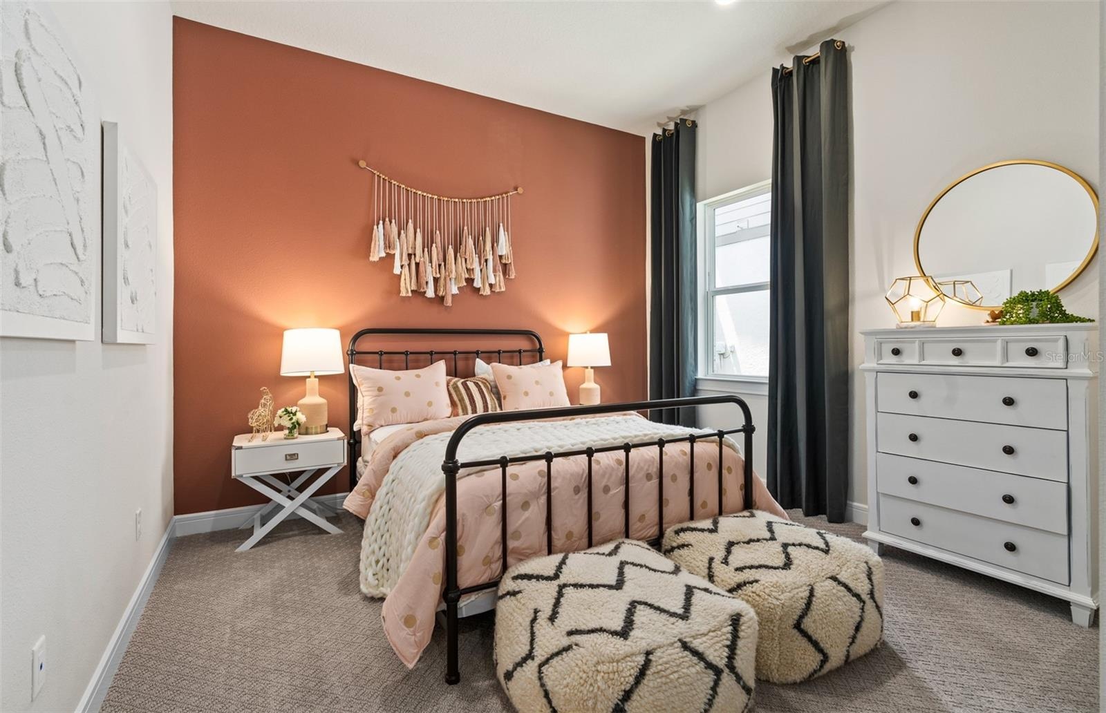 Model Home Design Only. Pictures and furnishings are for illustrative purposes only. Elevations, colors and options may vary. Furniture is for model h