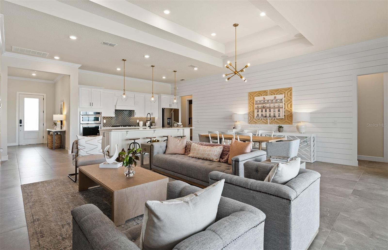 Model Home Design Only. Pictures and furnishings are for illustrative purposes only. Elevations, colors and options may vary. Furniture is for model h