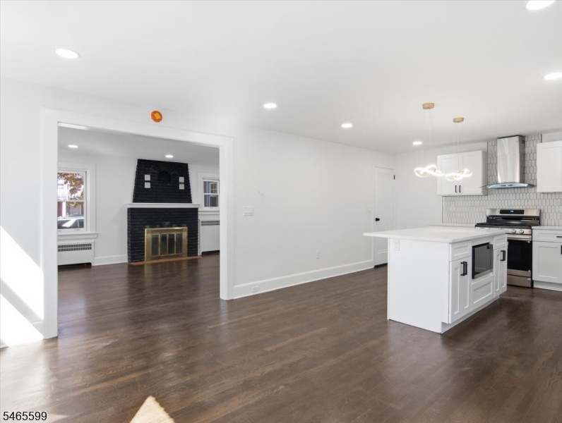 View of Kitchen and LR
