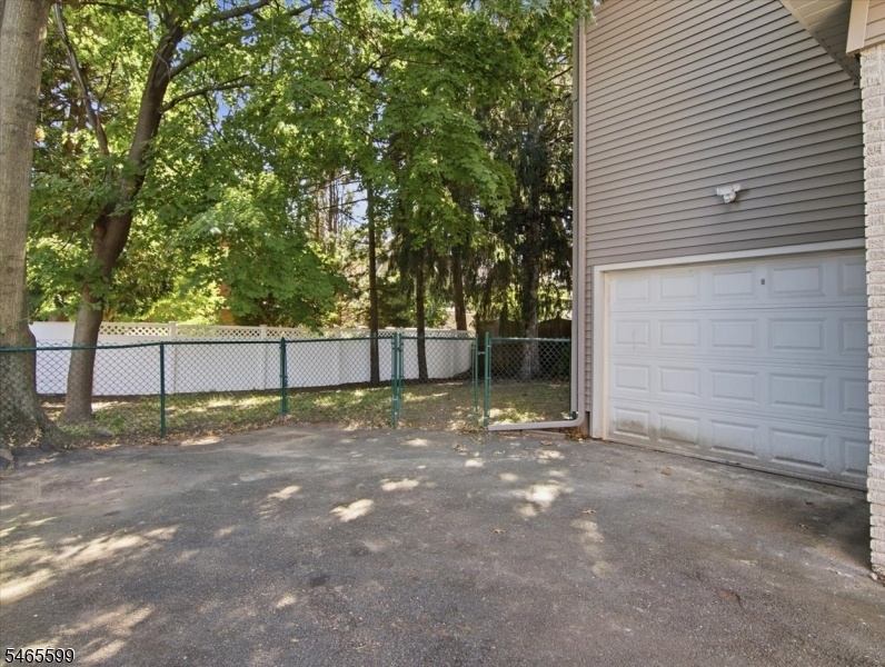 Back driveway to Garage