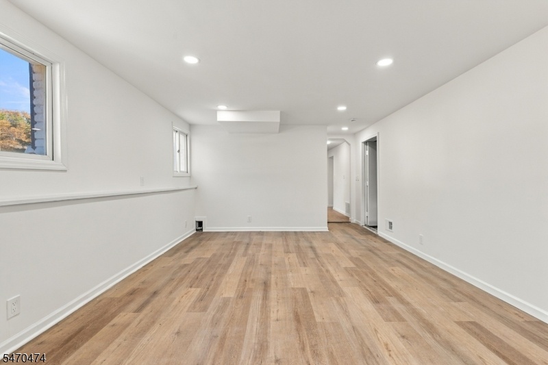 downstairs