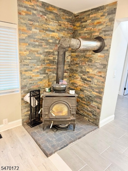 wood stove