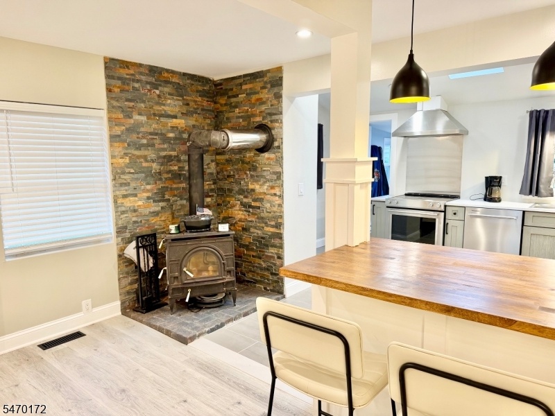 wood stove