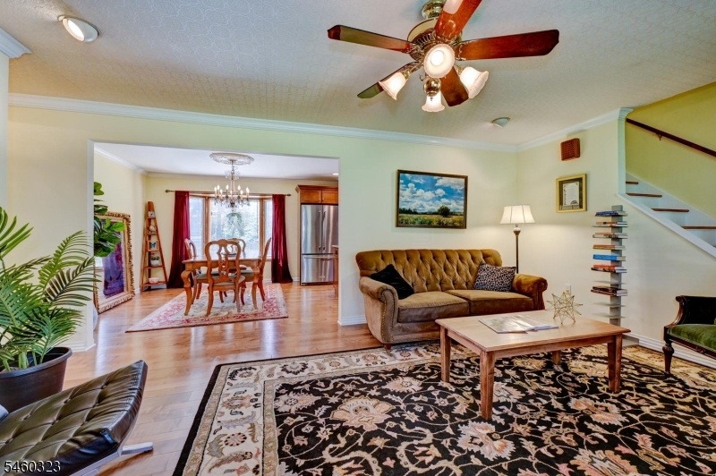Living room into Dining Room