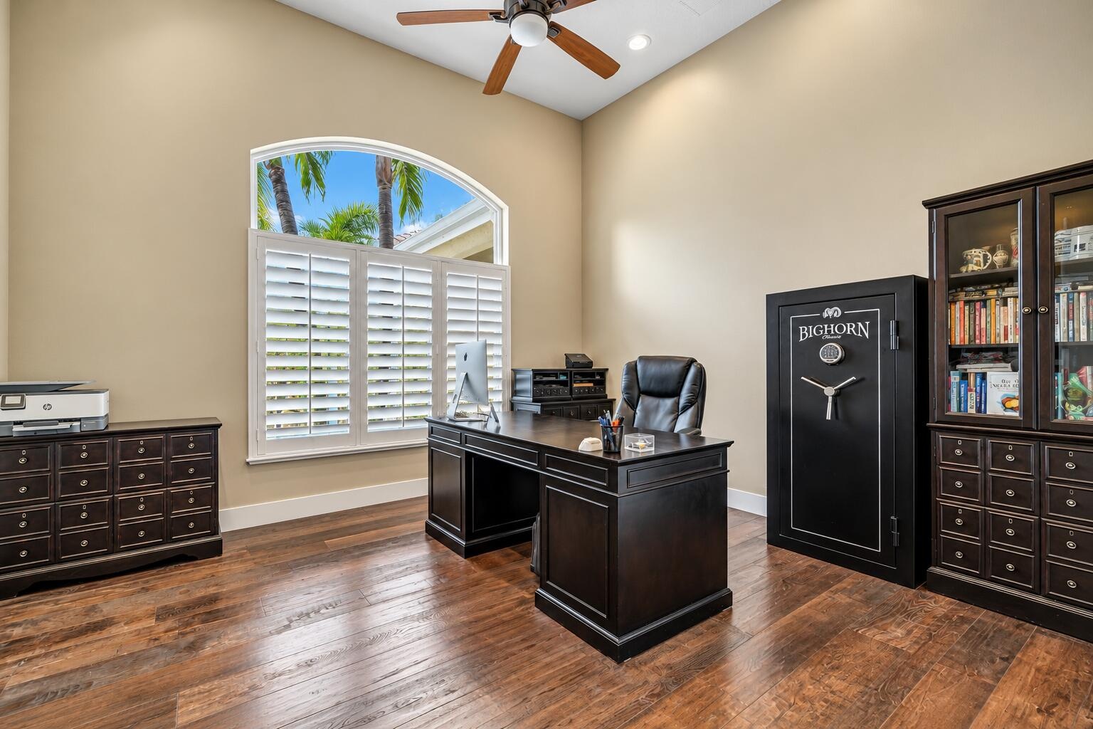 Large Office (with pocket door access to Hallway Bathroom)