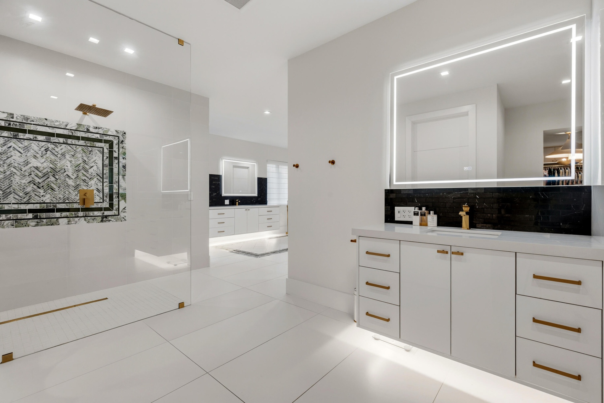 His Primary Bathroom
