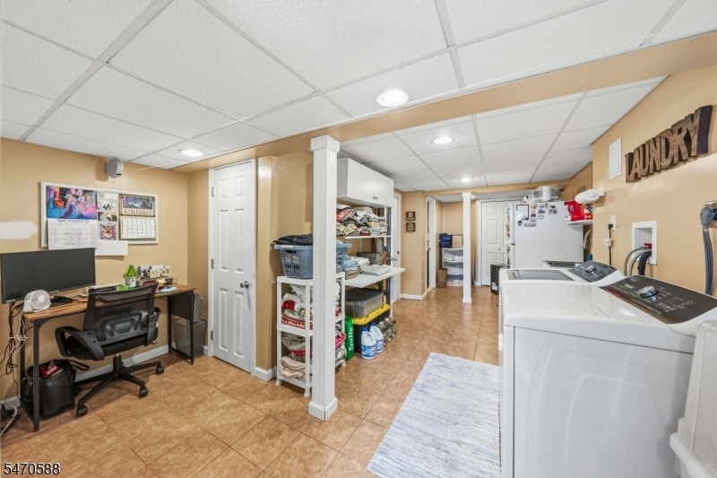 Finished Basement Office