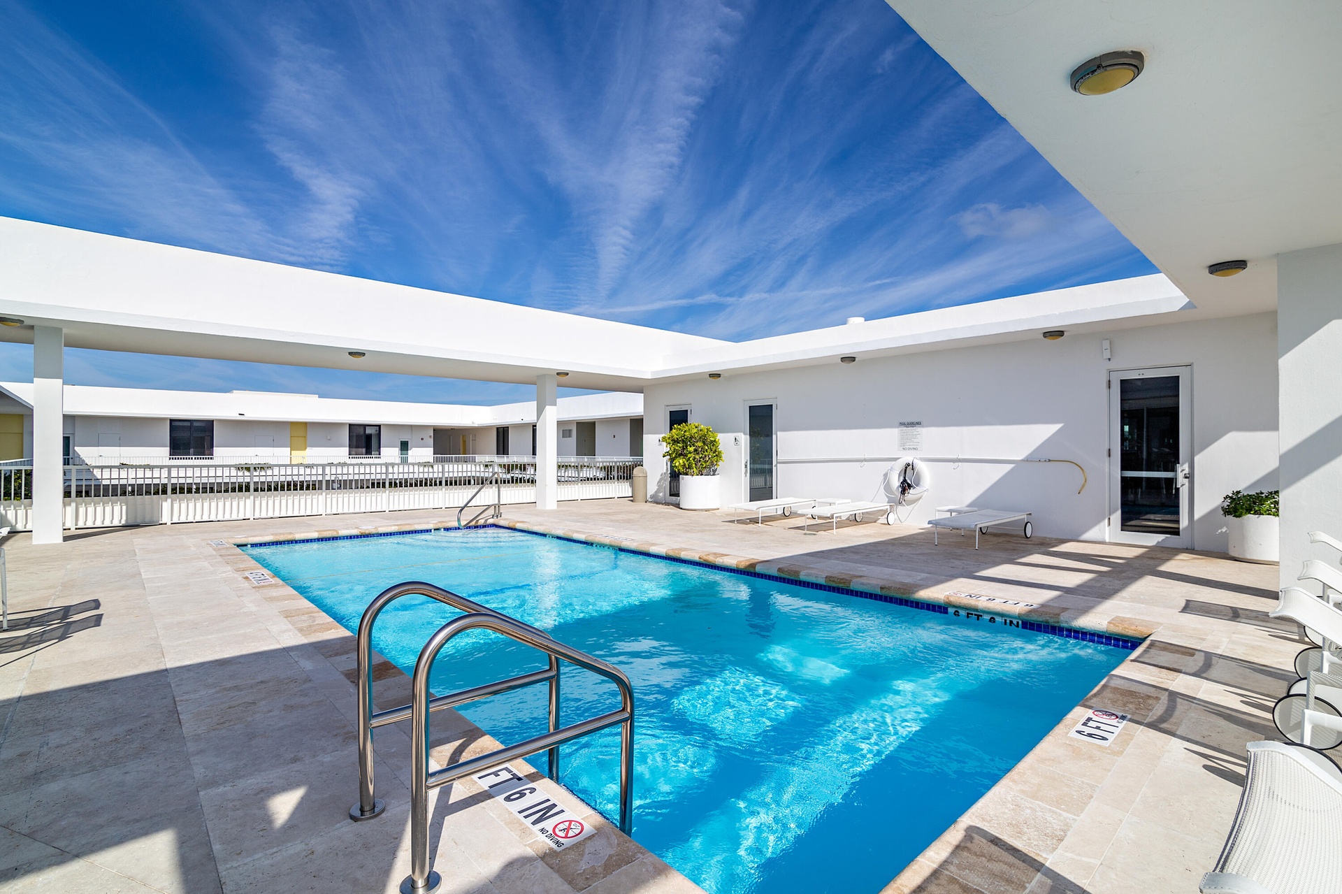 Rooftop pool