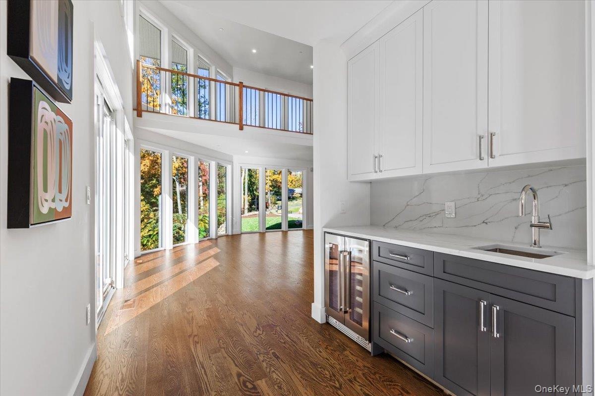 Beverage station, Looking from family room to living room