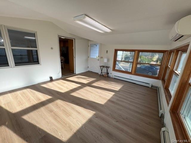 View of the family room and the side entrance...