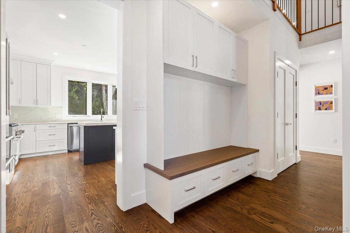 Mud room area