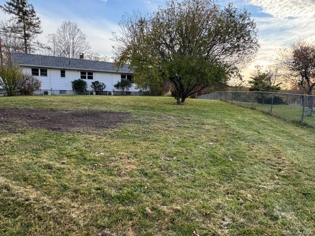 Back of the house and back yard...
