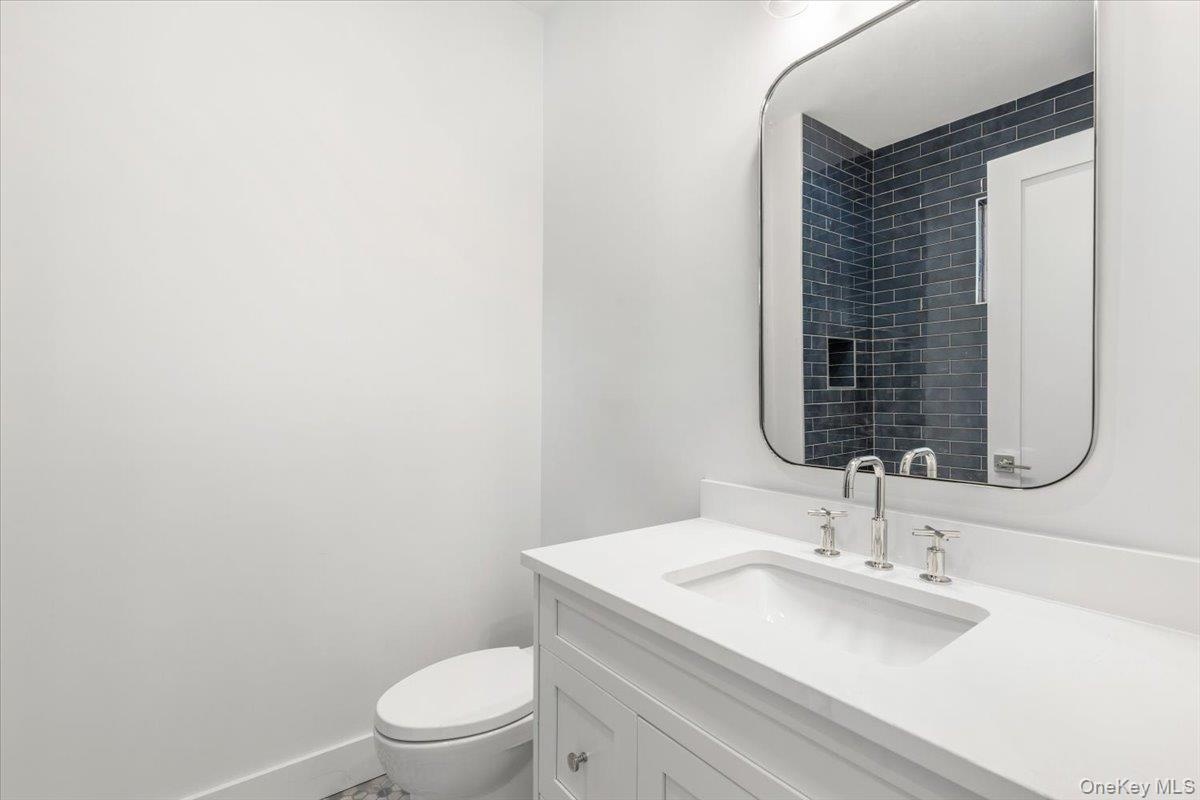 Ensuite bathroom for bedroom 2 with tub and shower