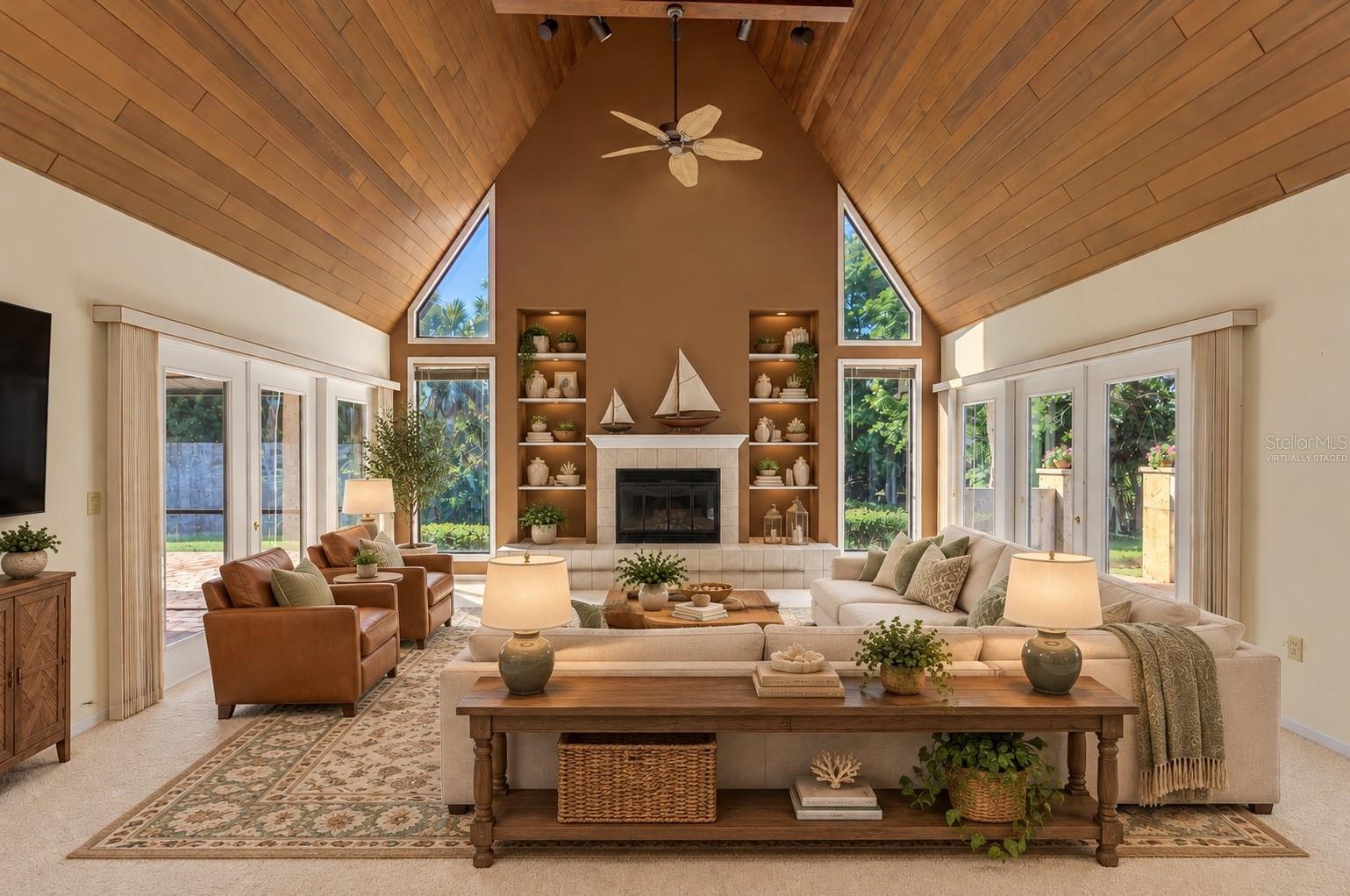 Living Room - virtually staged