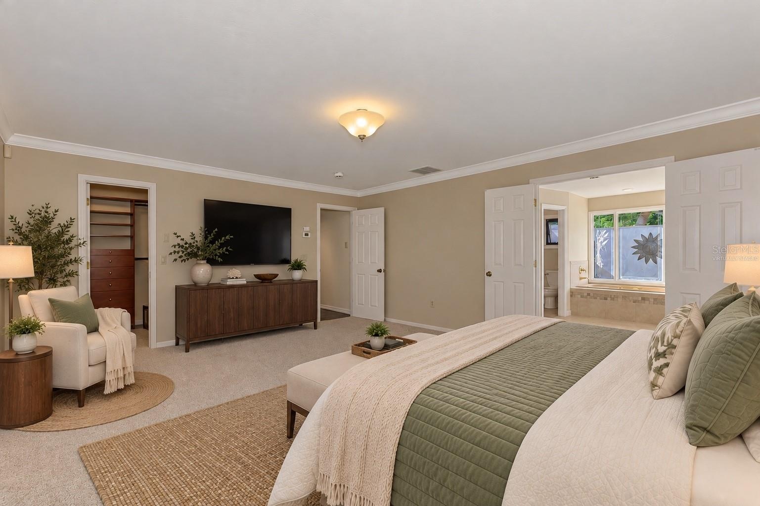 Master Bedroom - virtually staged