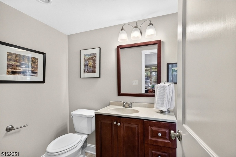 First floor powder room