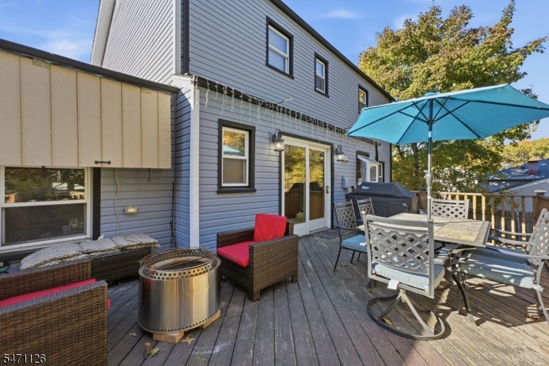 Deck to rear view