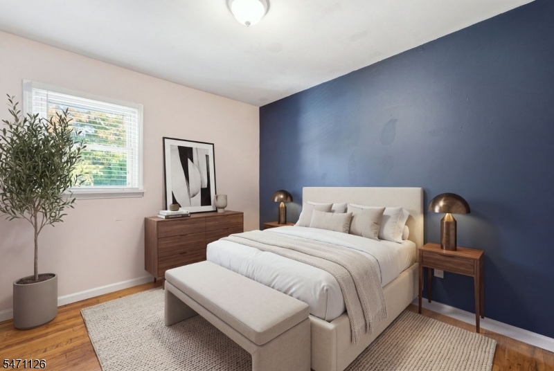Virtually Staged Bedroom