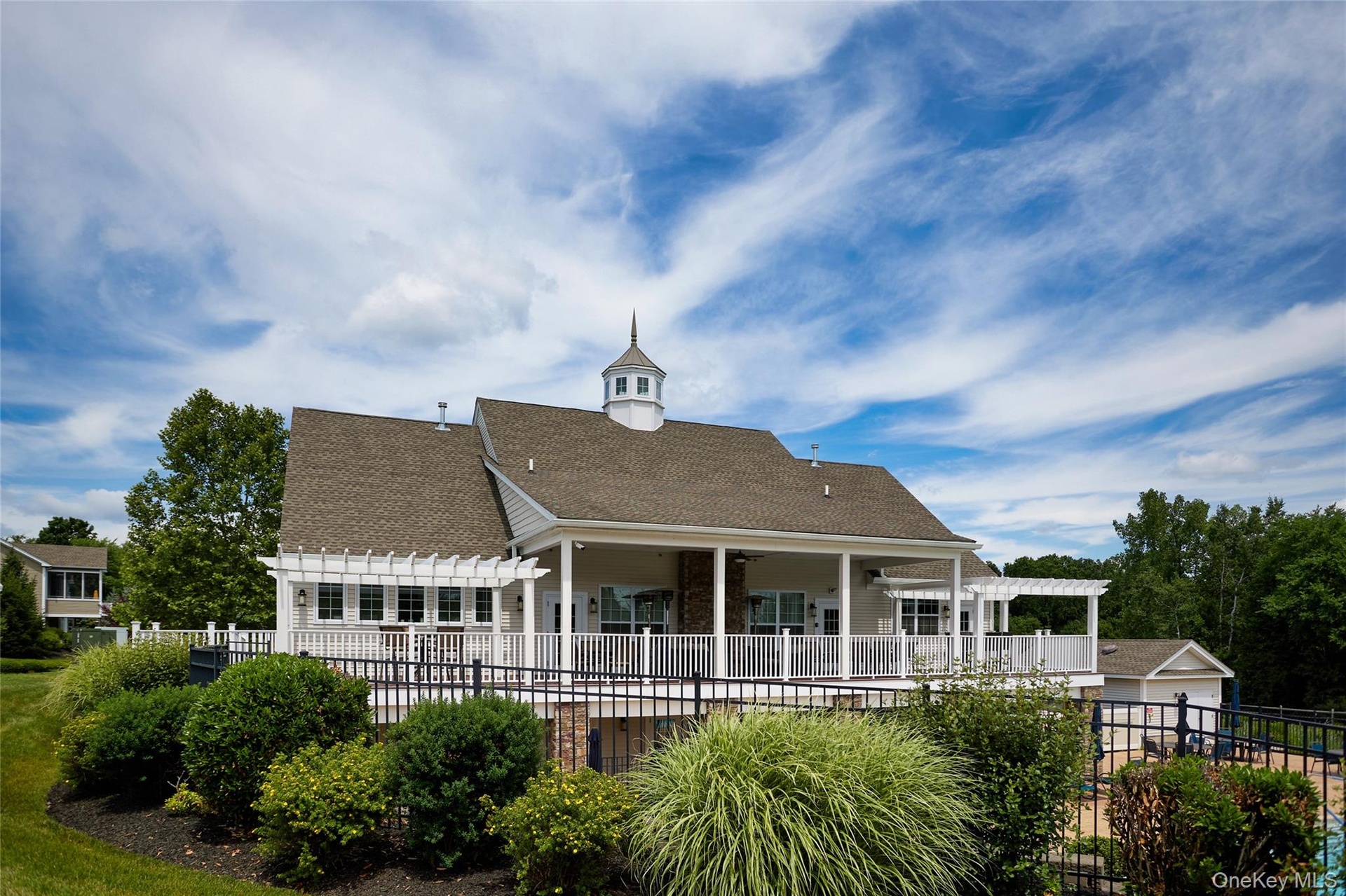 Back of the clubhouse