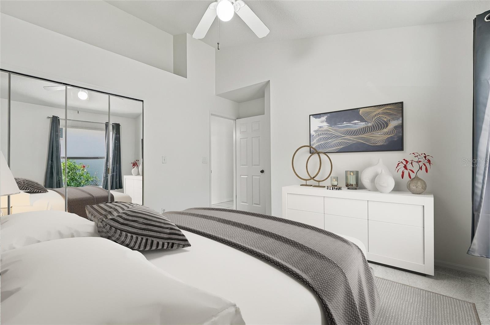 Bedroom 3. Virtually staged.