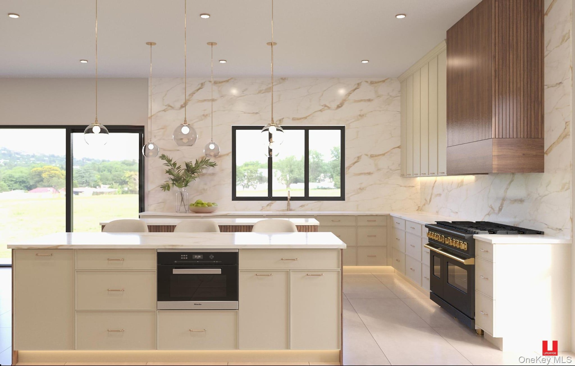 rendering for the finished kitchen