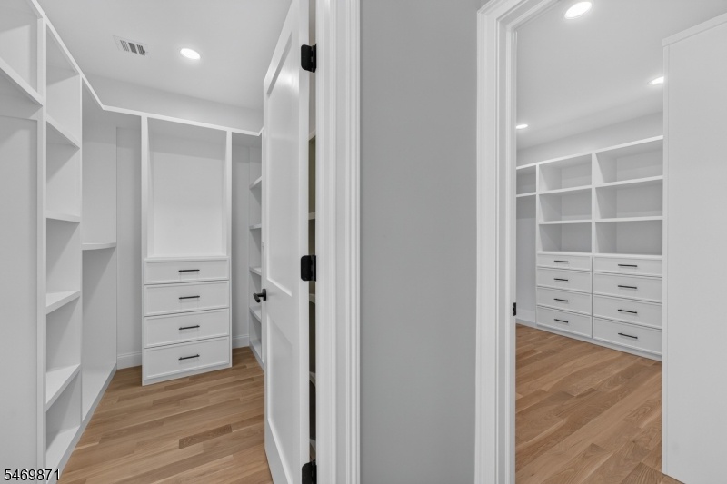 Primary double walk in closet