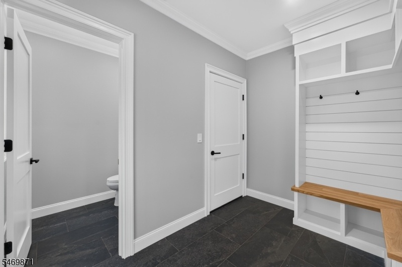 Mudroom to and from garage