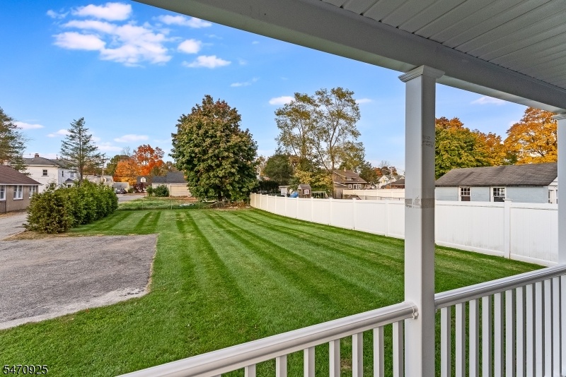 rear yard