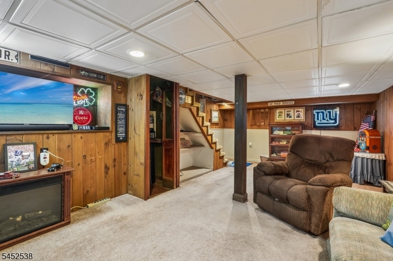 Family Room in Basement