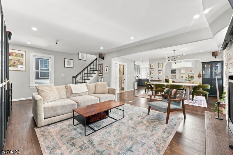 Bright open living room