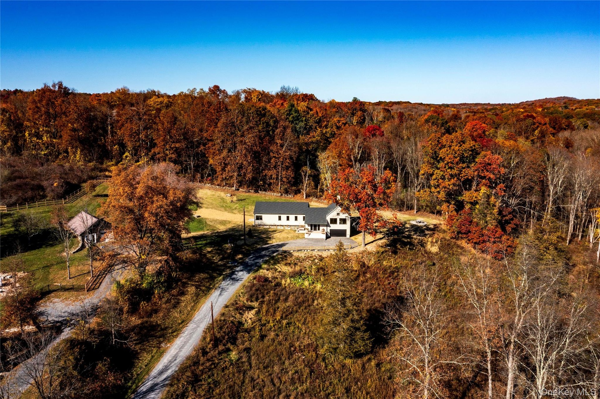 The House is Sited Privately on 3.30 Lovely Acres